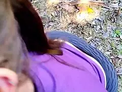 police arrive as woman gives blowjob in public park