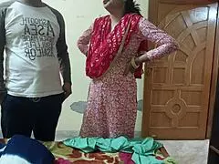Desisaarabhabhi stepmom gets convinced for girlfriend-boyfriend roleplay, fucked hard in her big ass.
