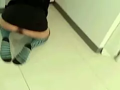 this pegging strap-on anal with double-headed dildo role play is wild