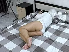 Can Stepmom's Tight Ass Resist Stepson's Anal Thrust?