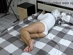 Can Stepmom's Tight Ass Resist Stepson's Anal Thrust?