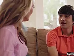 Stepmom pristine edge takes care of her stepson ricky spanish's every desire, hoping he'll get a job