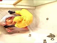 Brooke Haven has kinky latex and fishnet sex?