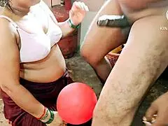 Indian Desi Bhabhi Bent Over Doggystyle Fucking Neighbour Boys Hard!