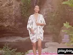 Naked Milf Yoga Instructor Daniella Smith Stretches Flexible