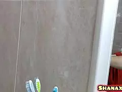 is shy shanaxnow in pigtails enjoying pussy fingering