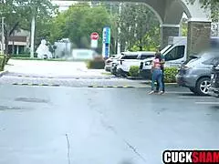 Cuck husband peeping on cheater wife & her lover?