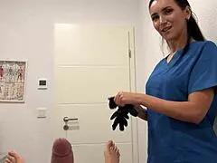 Massage With Happy Ending: Sexual Masseuse Fucks Stranger in Hospital Roleplay.