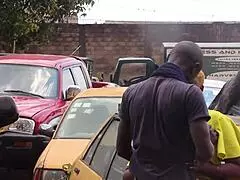 mechanic squirts in ass at garage