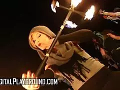 veronica rodriguez and stevie shae sharing pussy licking by the fire