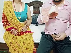 desi stepmom teaches stepson fucking at home