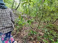 teen got horny in forest and fucked