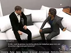 my employees family ep 11 foda na boate com milf e garçonete