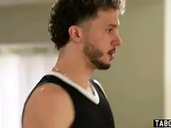 mature milf stepmom spencer scott became downed stepsons personal cheerleader.