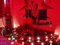 Playboy bunny says happy halloween on runway to beautiful chapina 😊