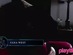 skinny ukrainian milf strips lingerie to flaunt figure