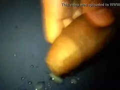 intriguing milf masturbates to cum shoot in private