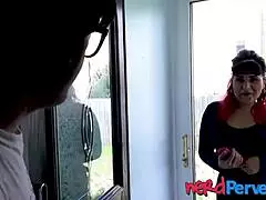 curvy redhead millie santoro sucking stalker cock pov