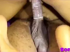 African couple in horny mood