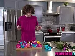 Happy step mothers day sex with young blowjob.