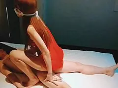 Big Tits Stepsister Squeezes Sperm.