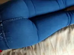 Stepson Caresses My Big Ass, Turning Me On So I Masturbate In Front Of Him