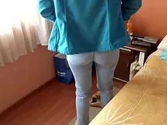 I let my stepson pound my ass hard for a huge cumshot