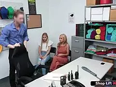 Stepmom and step by guard share intimate moments