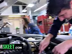 Jealous stepmoms surprise blowjob interrupted