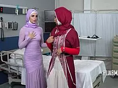Haram White Doctor Inseminates Arab Wife During Fertility Check Hijabmami with Big Tits Group 3some Shy Creampie Patient Hospital