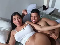 this stepmother is a hot milf with a big ass who likes to share her bed with her handsome stepson