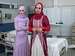 Haram White Doctor Inseminates Arab Wife During Fertility Check Hijabmami with Big Tits Group 3some Shy Creampie Patient Hospital