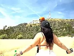 Mandi Gets Dicked Outside Rome, Gotta Cum on Her Ass.