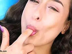 radiant brunette stunner shows her sexy body in mommy teen lesbian solo amateurs massage pov casting sofa petite interview