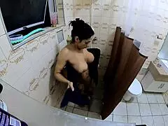 she did something in company bathroom, hope no one discovers after nine months 😊