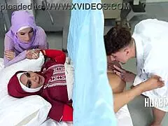 arab wife lets doctor impregnate her in hijab