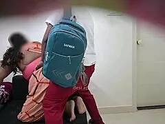 Hot Student Fucking Milf Bent Over In Doggystyle With Blowjob 😈