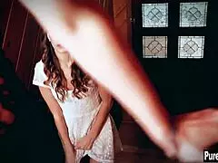 teen loses virginity with guy and stepsis