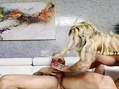 Hot italian blonde milf enjoys rough sex with maximo.