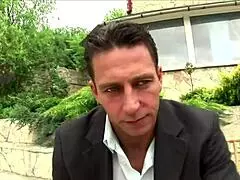 Did blonde milf fuck guy as sexy maid?