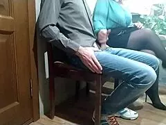 Mature stranger helped me cum in a public place