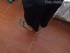 stepmother pisses stepson cums in panties 😈