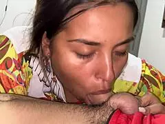 Colombian stepmom with thickest ass and tits buries my cock