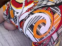 Stepmom Spread Legs Stepson Saw Panties