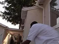 black curvy bbw ebony mature wife seduce boy with black monster cock to cheating fuck when her husband is away 😈