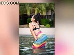 Tropical nights photoshoot temptation unfolds