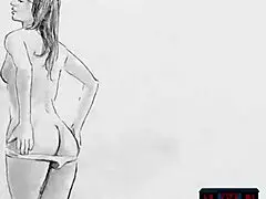 russian milf cara mell strips as a natural beauty