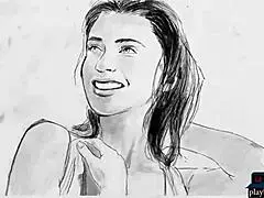 russian milf cara mell strips as a natural beauty