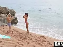 Lia Lin Says, 'Join Our Threesome On The Public Beach, Papi And Benny.'