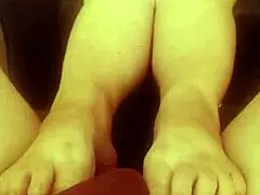 stacy gets cum on her face in living room pov fun